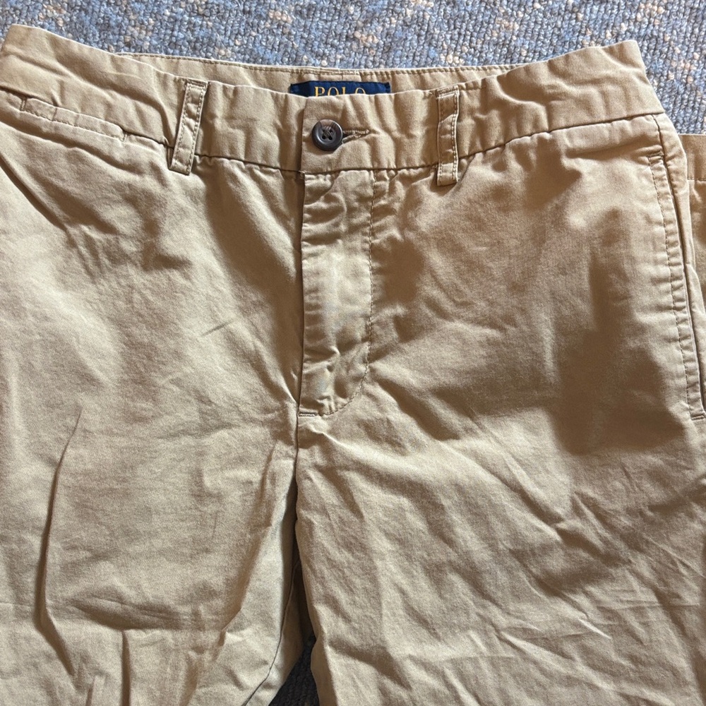Polo by Ralph Lauren Boys EUC Sz 12 Khaki Chinos